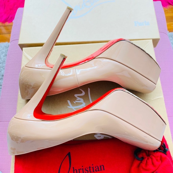 Authentic Christian Louboutin Nude heels sz 6/36 - Picture 8 of 12